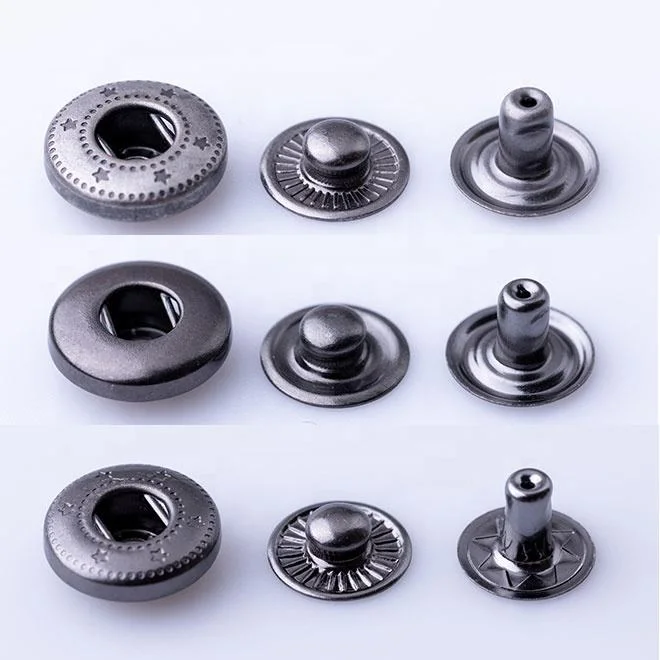 Fermoir métal Fastener acrylique bouton Snap pour les produits en cuir