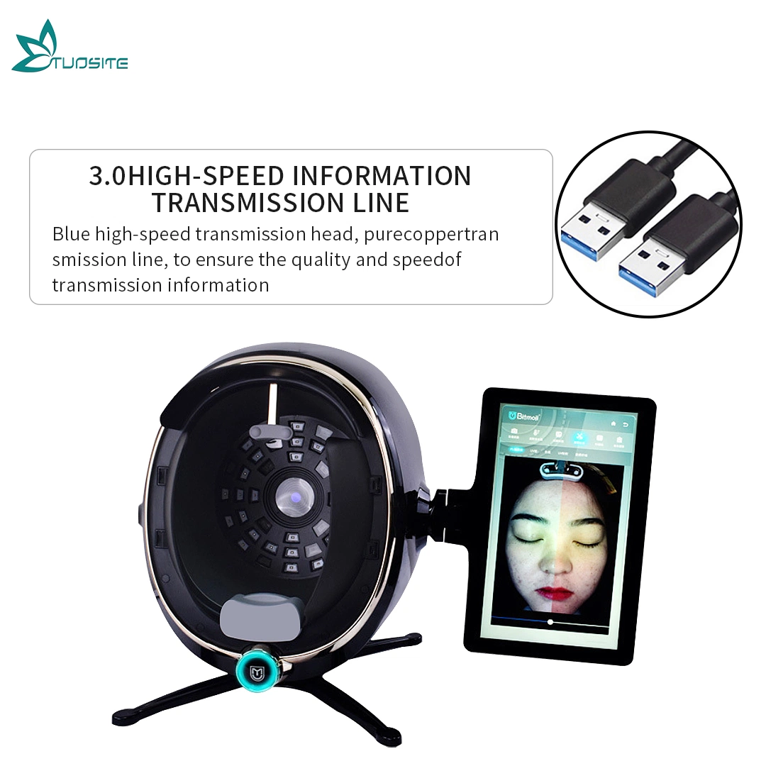 3D Skin Moisture Test Analyzer Facial Scanner Device Visia Skin Analyzer Machine Facial