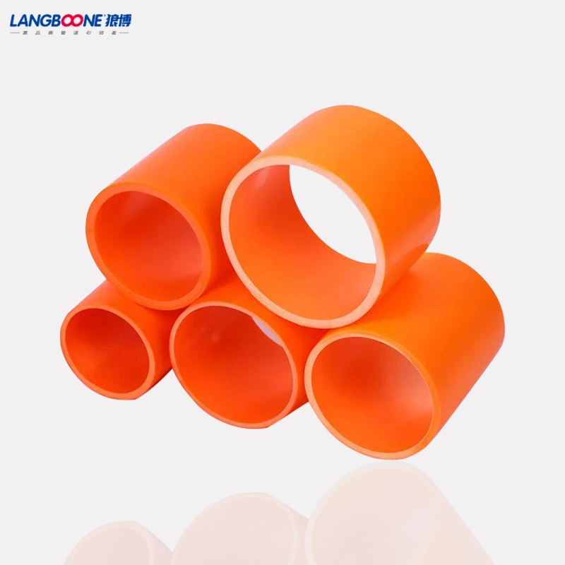 Sn24/32/40 Resistant Insulated Modified Polypropylene Cable Protection Pipe/Mpp Orange Cable Conduit