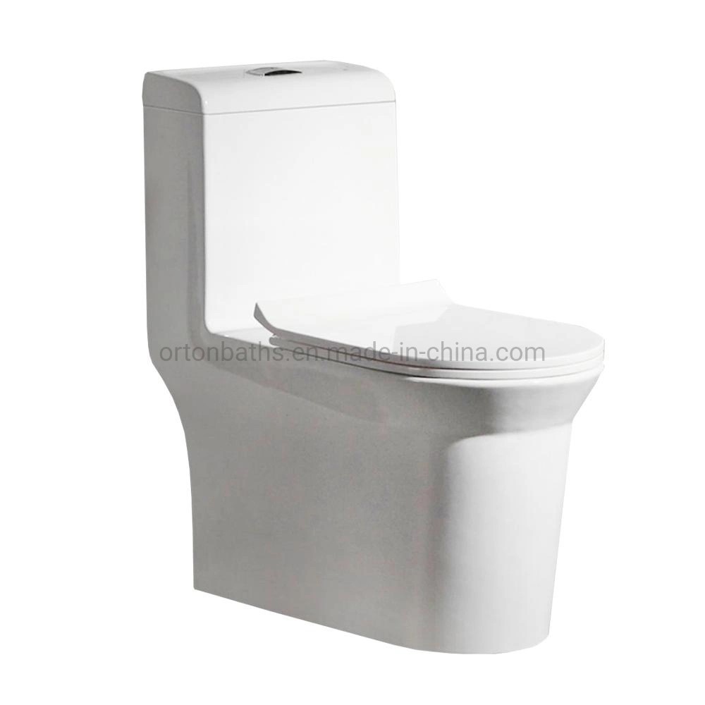 Ortonbath Well Made Forever Dual Flush One Piece Elongated Dual Flush Toilet in Bisque 0.8/1.28 Gpf