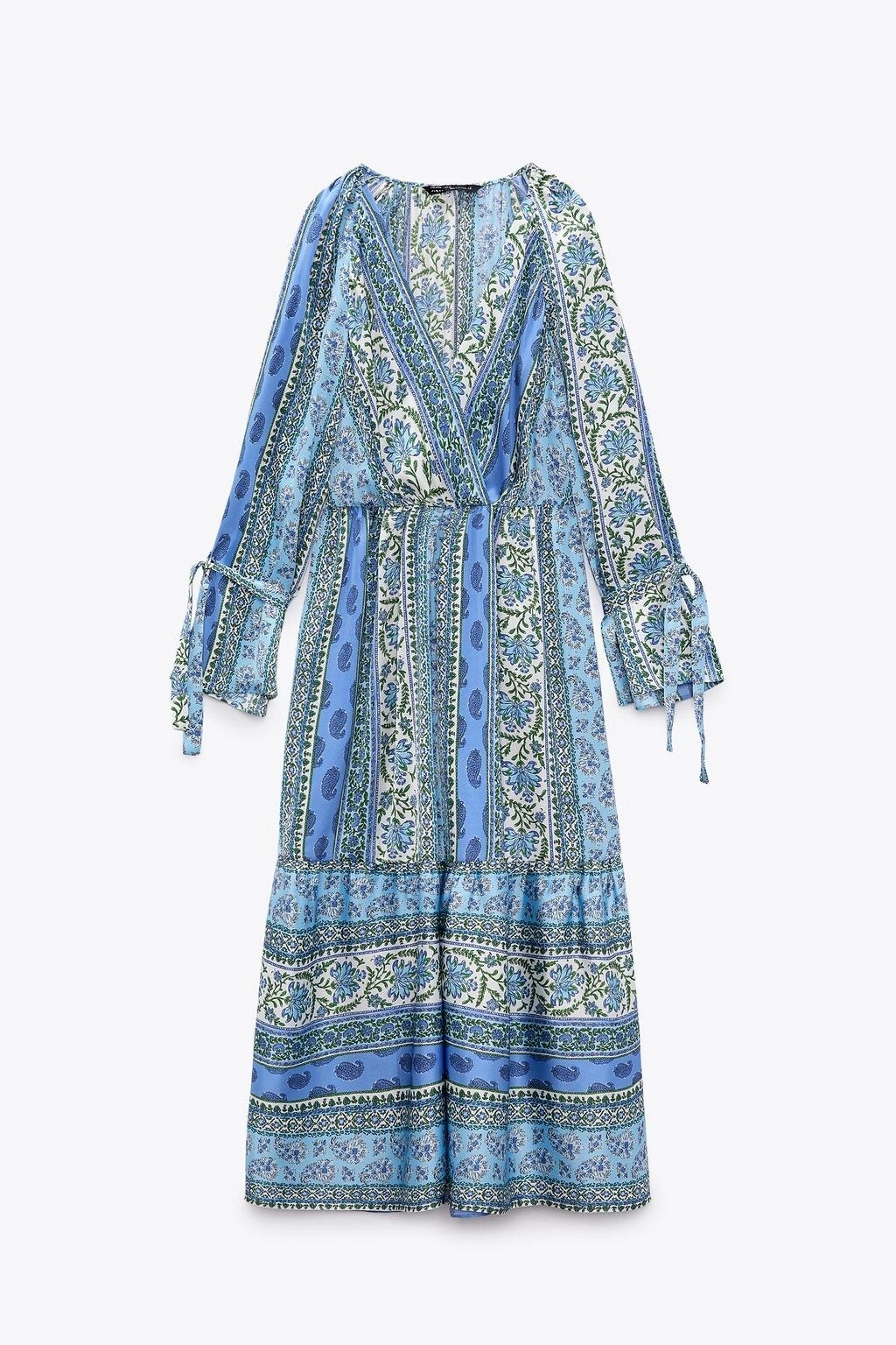 Bohemia Ethnic Long Sleeves Summer Dresses for Women Lady Fashion Wear