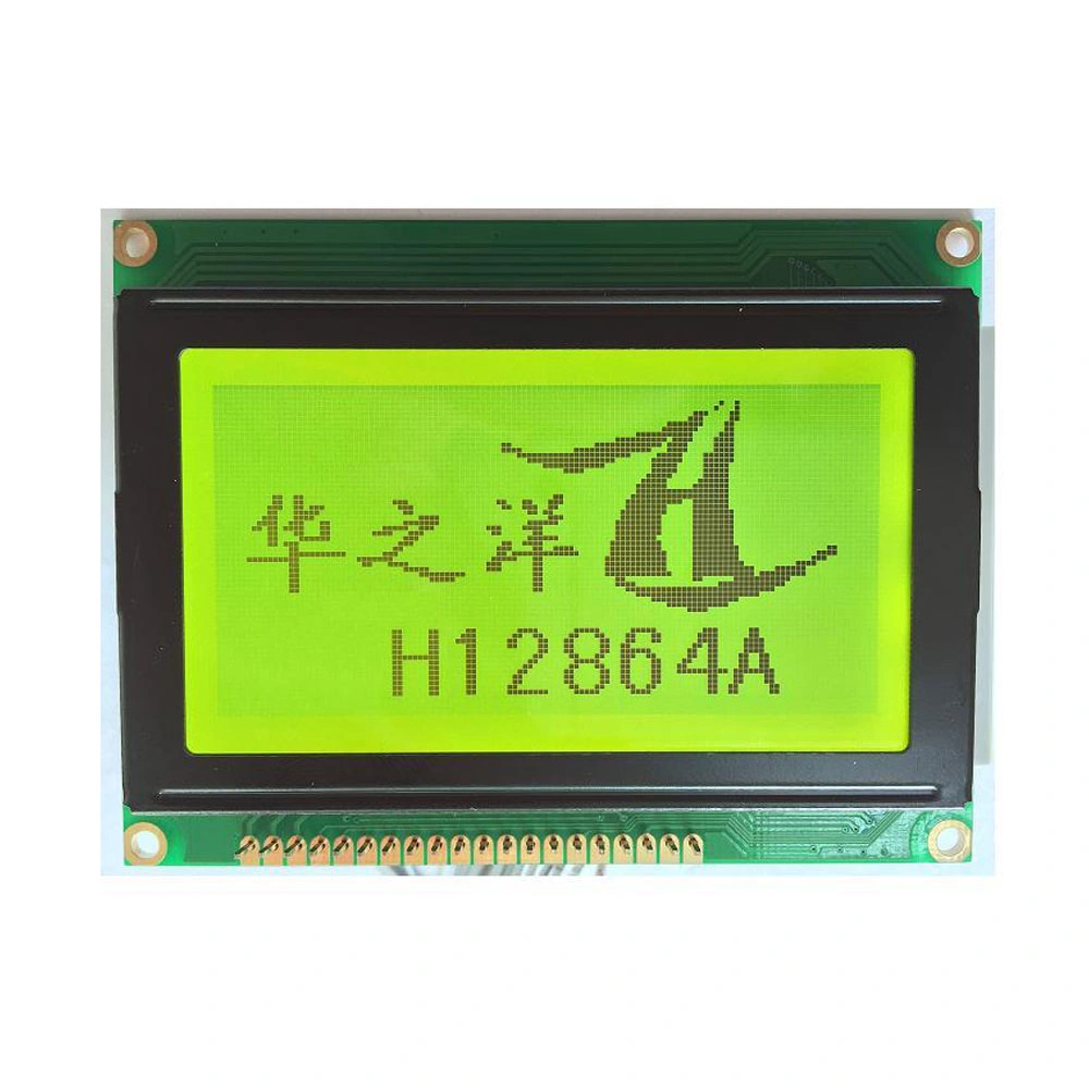 Yellow Blue White Three Color 12864 COB LCD Display