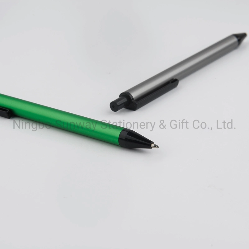 Office Supply Click Economic Semi Ballpoint Pen Black 1.0mm Ink