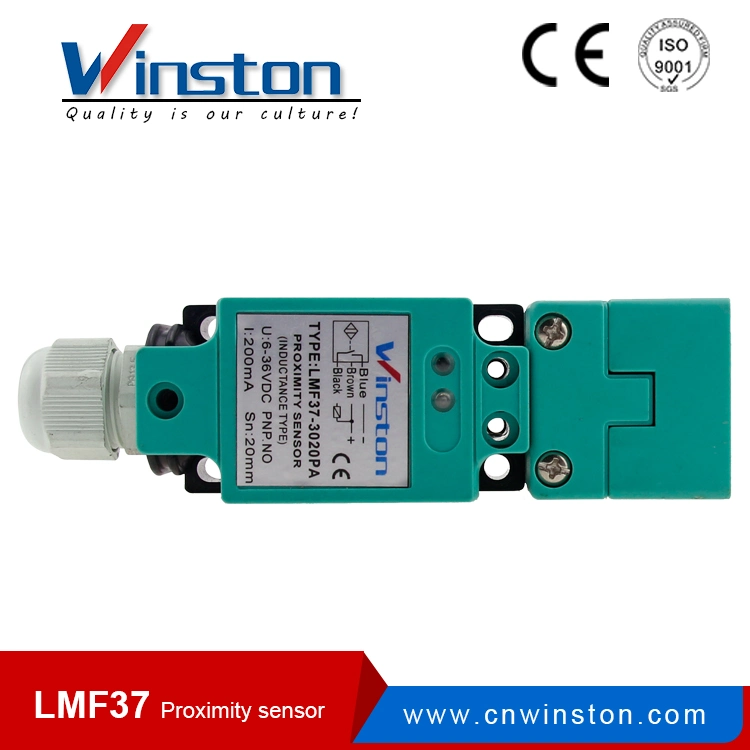 Lmf37 IP67 ABS Resin 20mm Inductive Proximity Sensor