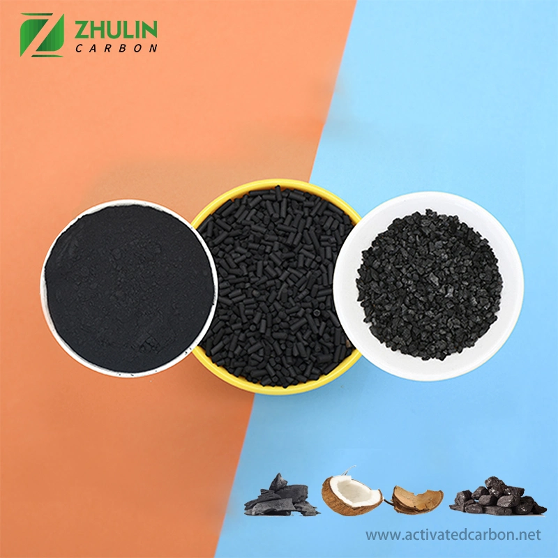 Granular, Powder, Pellet Type Coal/Coconut/Wood Based Activated Carbon for Gas Purification / Water Treatment / Gold Recovery / Decolorization