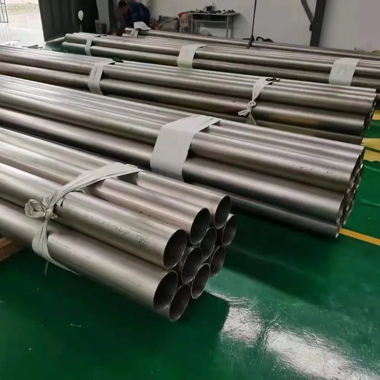 La Chine Tube titane ASTM B338 les tuyaux de titane Gr2 titane grade 2 Grade 5 tuyau tube sans soudure
