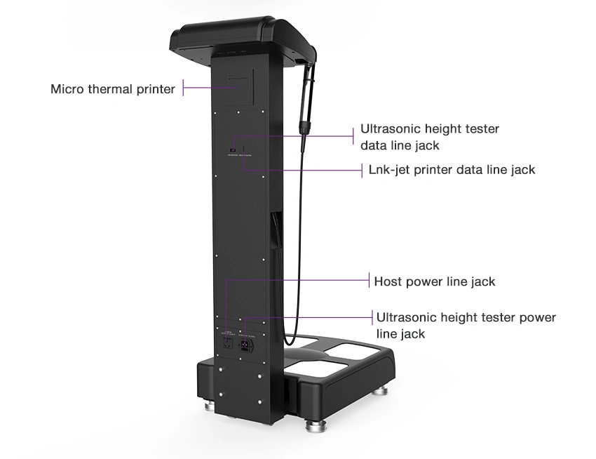 Linuo GS6.5 nova utilização clínica da composição corporal Analyzer Analisador de Peso da Máquina