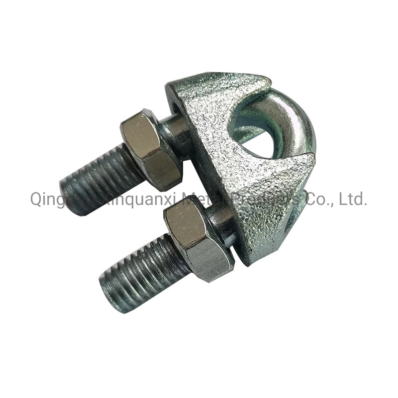 China Factory Direct Sales DIN741 Steel Wire Rope Clip for Rigging Hardware
