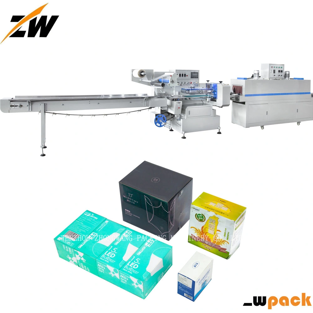 Automatic High Speed Flow Shrink Wrapper Packing Machine for Bath Fizzer Bombs