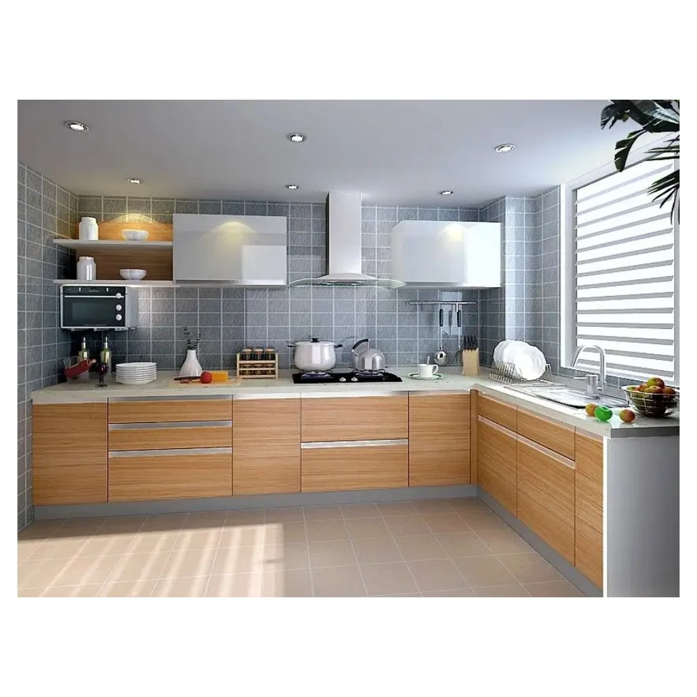 Prima Brand New Popular Factory Direct Sale Wooden Products Melamine Finish Handleless Design