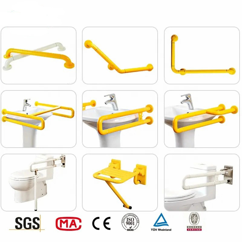 China Wholesale/Supplier Stainless Steel Silver Bathroom Toilet Safety Rail Grab Bar