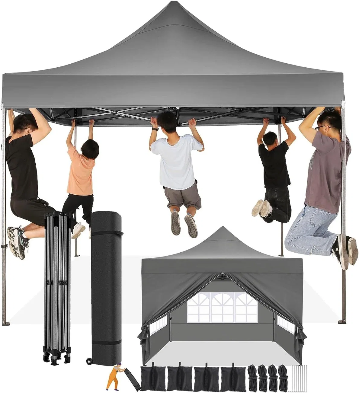 China Outdoor Branded Commercial Trade Show Folding Big Ez Pop up Gazebo