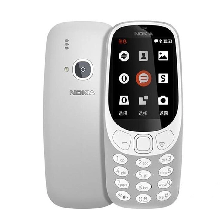 سعر المصنع الصينى بيع ساخن لنوكيا 3310 للهاتف المحمول كلاسيك جودة إلغاء تأمين الجيل الرابع GSM الأصلية الهاتف المحمول 2.4 بوصة ماكينة قديمة ثنائية النواة