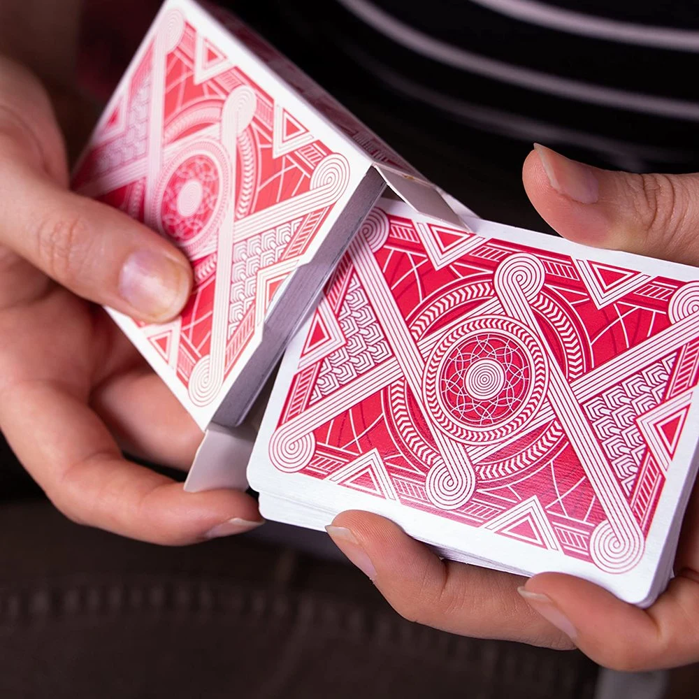 Multicoloured Poker Card with Box