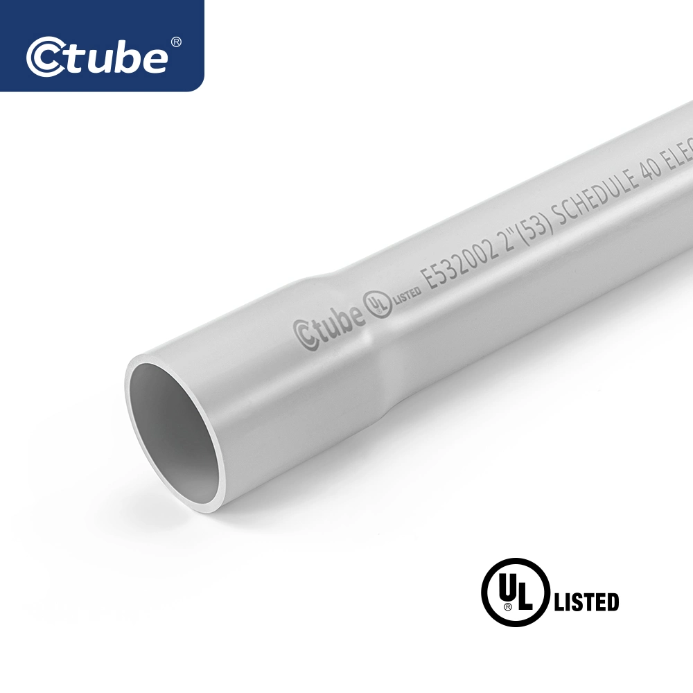 Ctube UL Listed PVC Schedule 40 Conduit 1 1/2 X 10FT