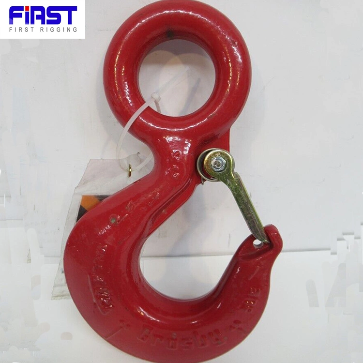 Drop Forged Us Type 320c Steel Eye Lifting Hook with Safety Latch