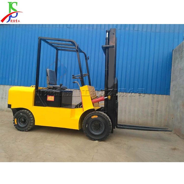 2 T 3 M Forklift cuatro Fulcrum Balanced Electric Forklift Carretilla de torno