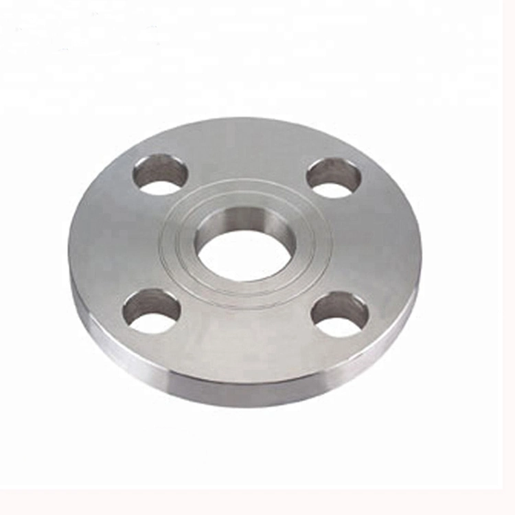 Forged Flat Plain Stainless Steel Flanges Pipe Fittings