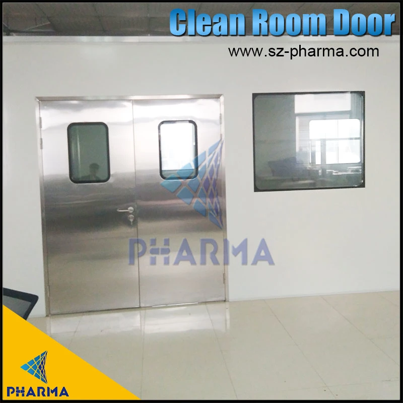 Manual Swing Hygienic Hinged Fire Rated Steel Cleanroom Door