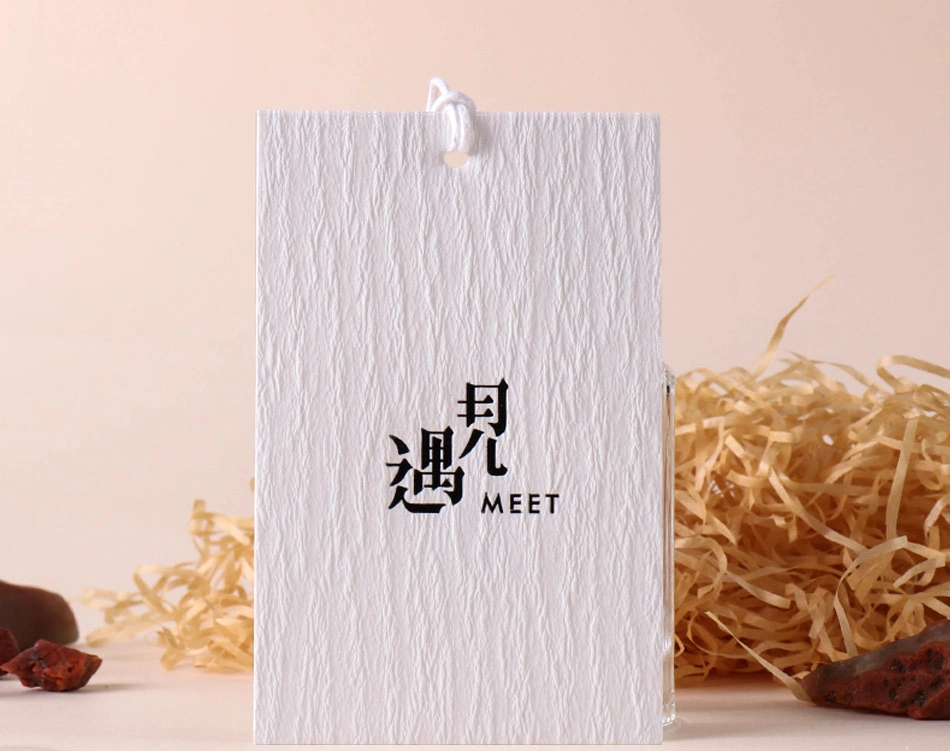 Special Paper Cotton Card Customized Hanging Tag Earth Paper Hanging Tag High-End Men's and Women's Clothing Trademark Hanging Tag