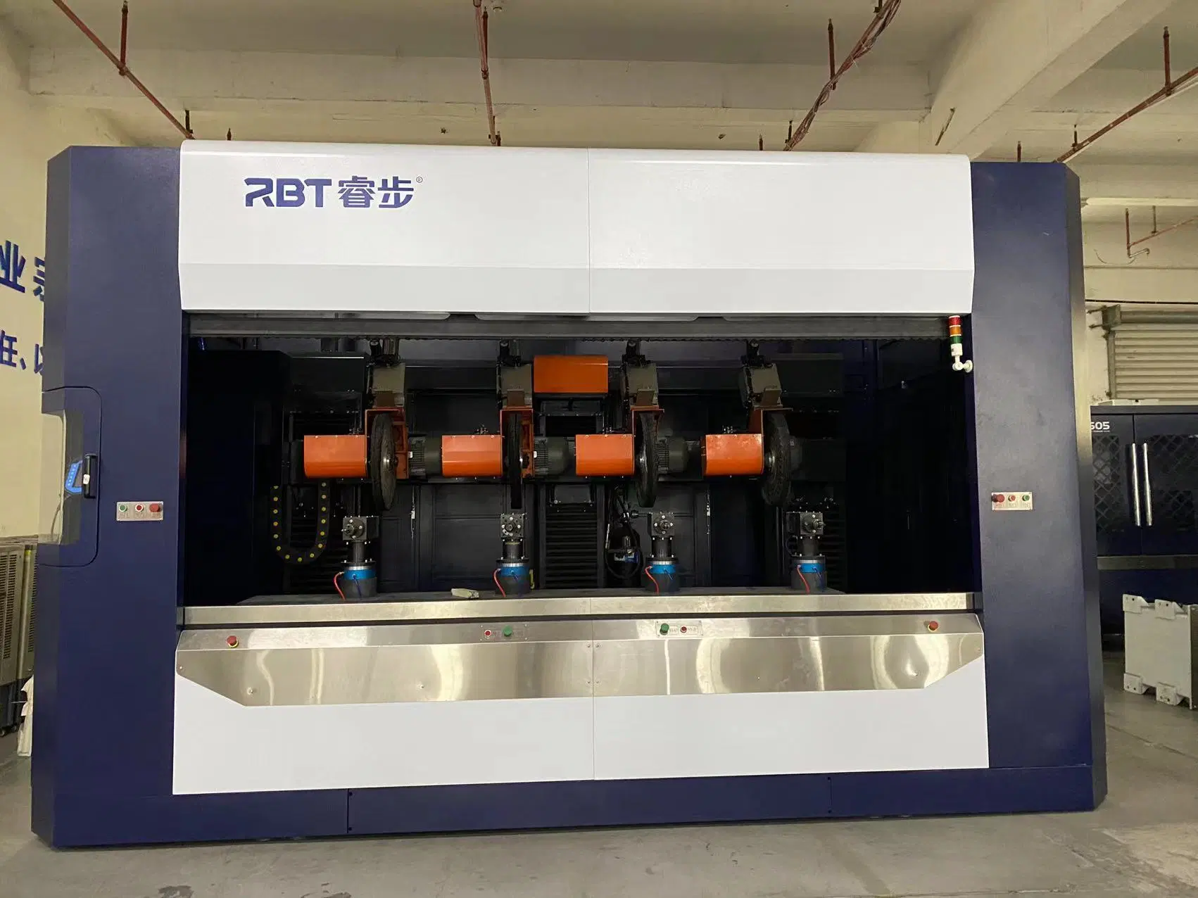 Rbt CNC Milling and Clean Machine for Metal Parts Hardware, Automotive Parts, Steel, Alloy, Zinc or Aluminum Deburring, Grinding and Peeling