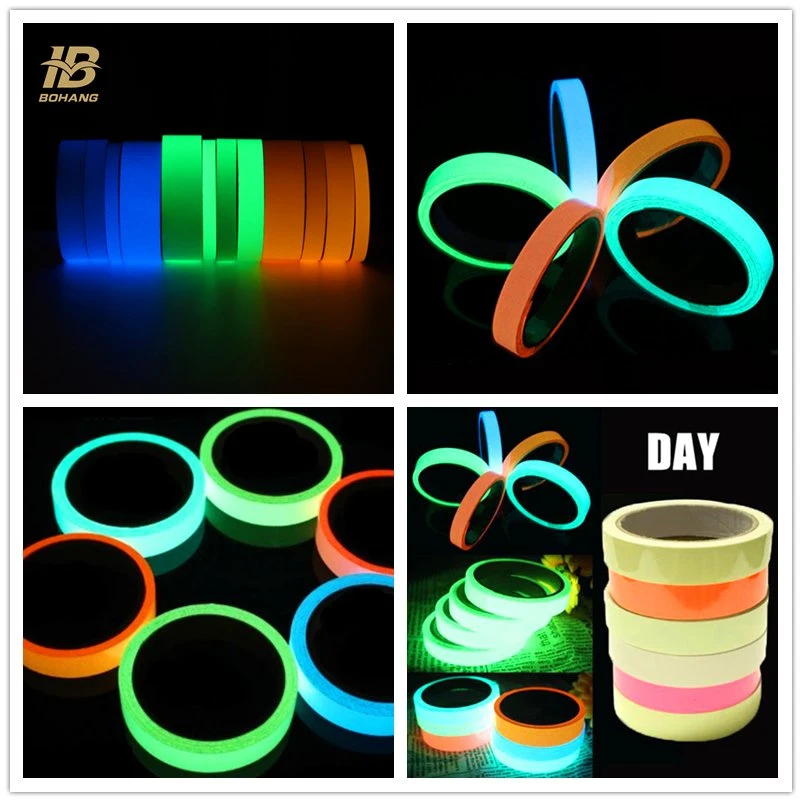 Green/Blue/Pink/Orange/Red Glow in The Dark Luminous Tape