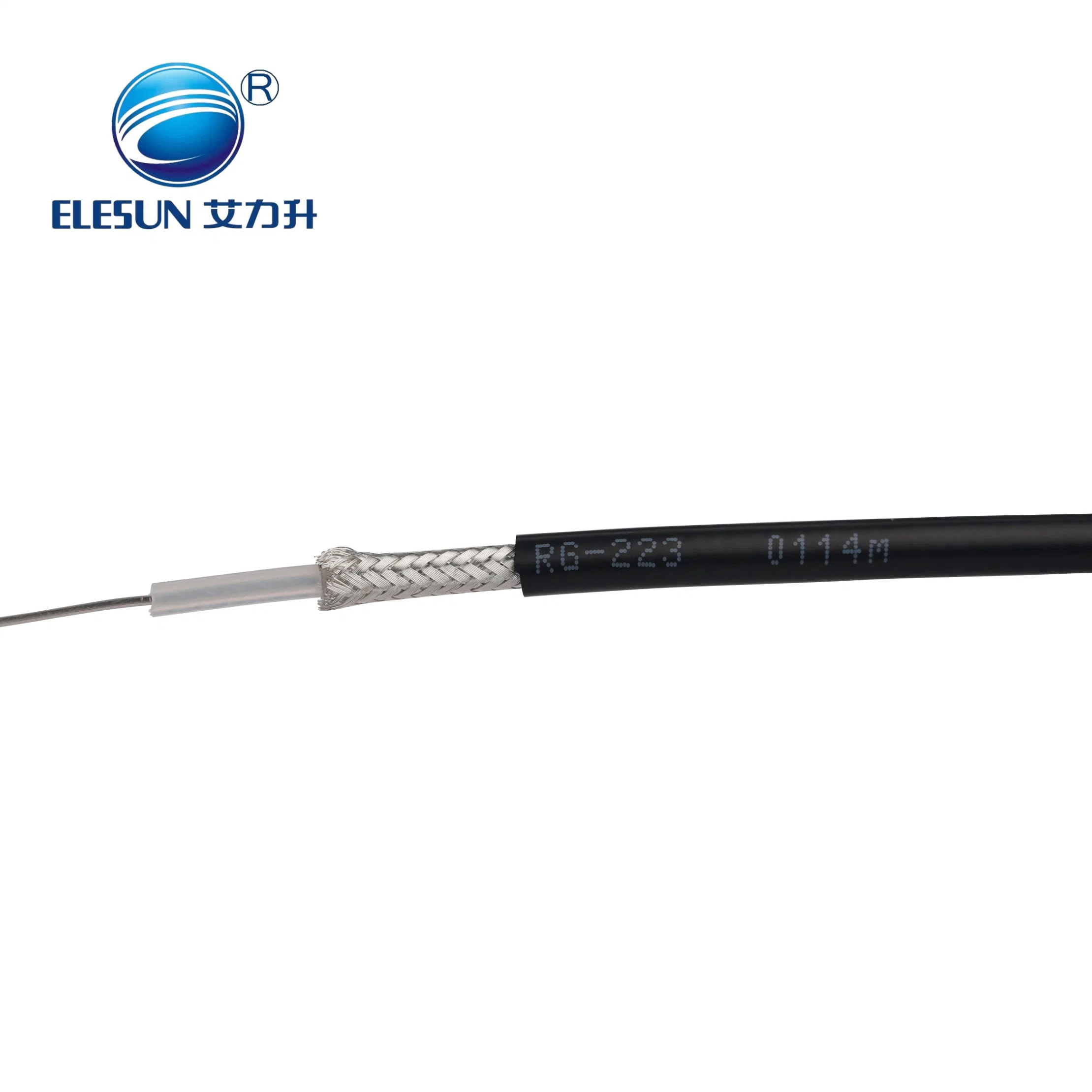 Manufacture Mil-C-17 50ohm Rg223 RF Coaxial Cable for Telecommunication