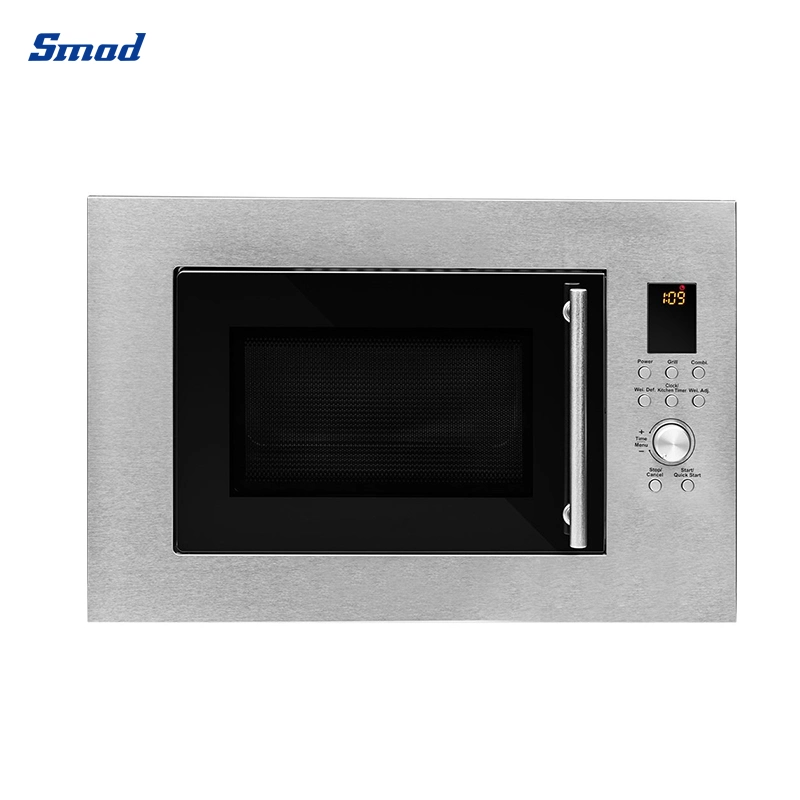25L Grill Built in Microwave Oven with Stainless Steel Cavity