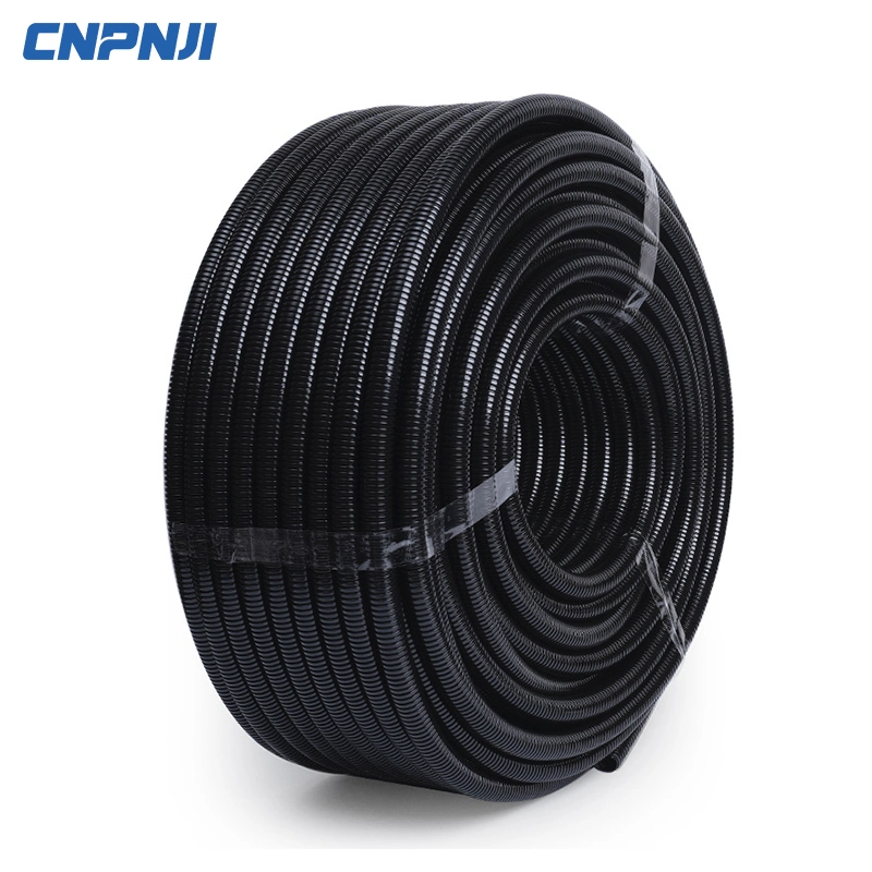 Black Flexible Tube PP-Ad18.5 Flexible Plastic Corrugated Pipe Electrical Pipe Hose