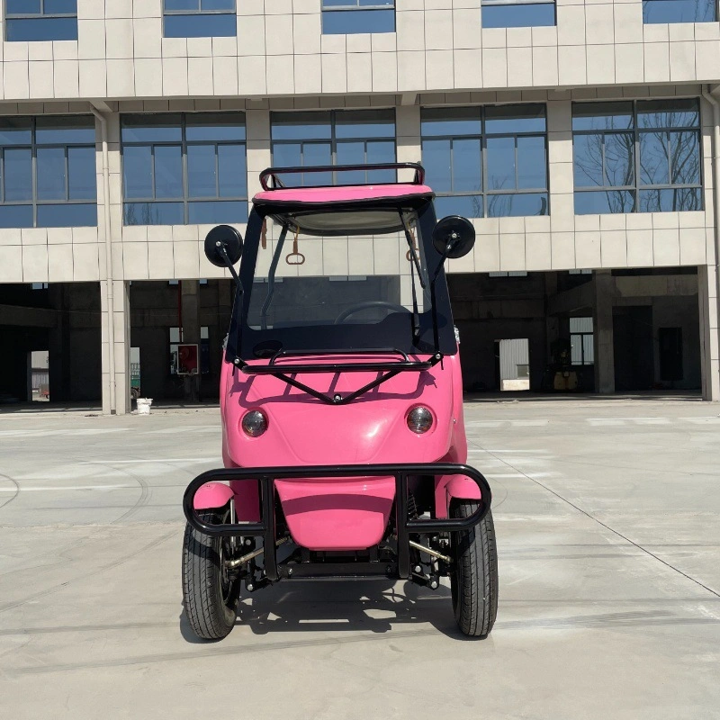 Pink 2 Türen Mini 2 Sitzer Easy Travel Elektroroller Golfwagen