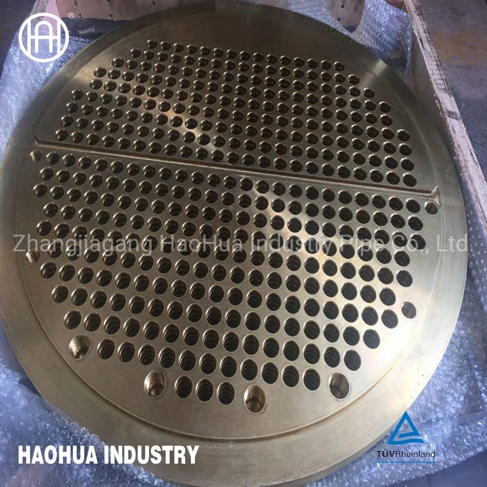 CNC Machining Custom Large Forged Heat Exchanger Tube Sheet