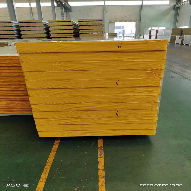 Eco-Friendly Factory Price EPS/PU/PIR/Rockwool/Polyurethane/Glasswool Color Steel Sandwich Panel for Warehouse/Workshop/Cold Store Room/Cleanroom/Laboratory