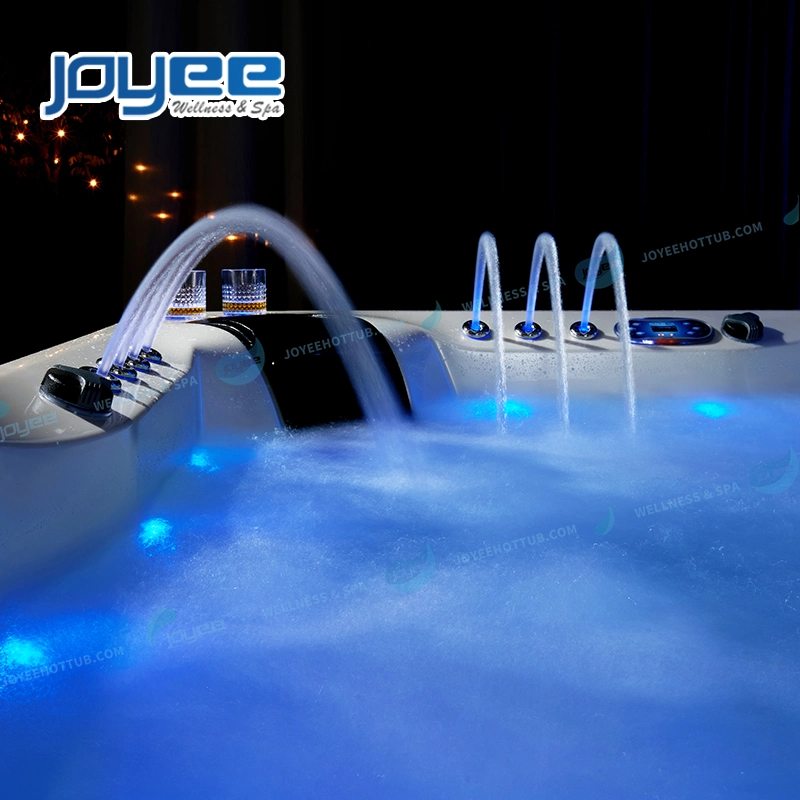 Joyee 5 pessoas Balboa Luxo Acríllic Spa de Massagem Whirlpool ao ar livre Ofurô