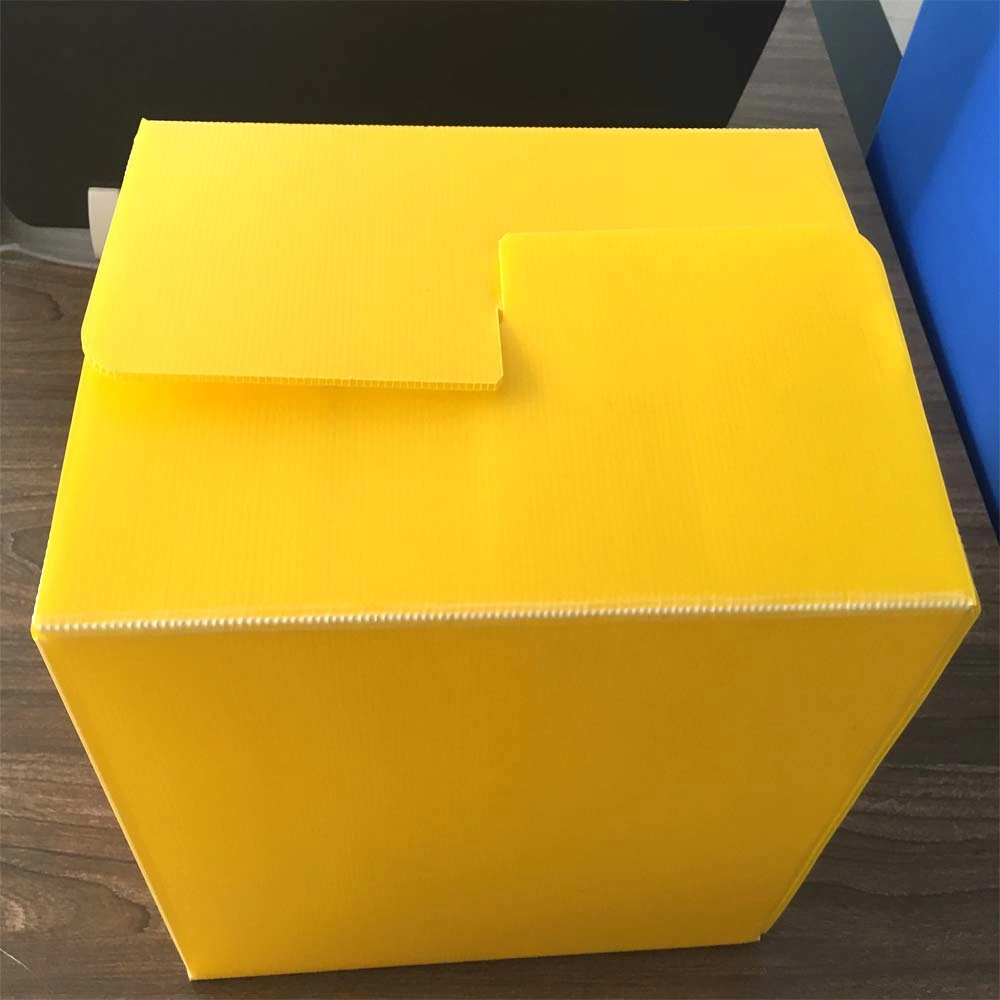 PP Coroplast Hollow Corrugated Plastic Packing Storage Turn-Over Case