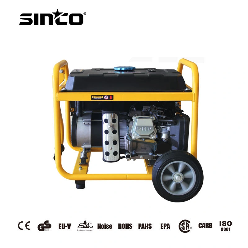 Dual Fuel China 3000W 3.5kVA 220V / 240V Portable Gas Powered Generator Soundproof