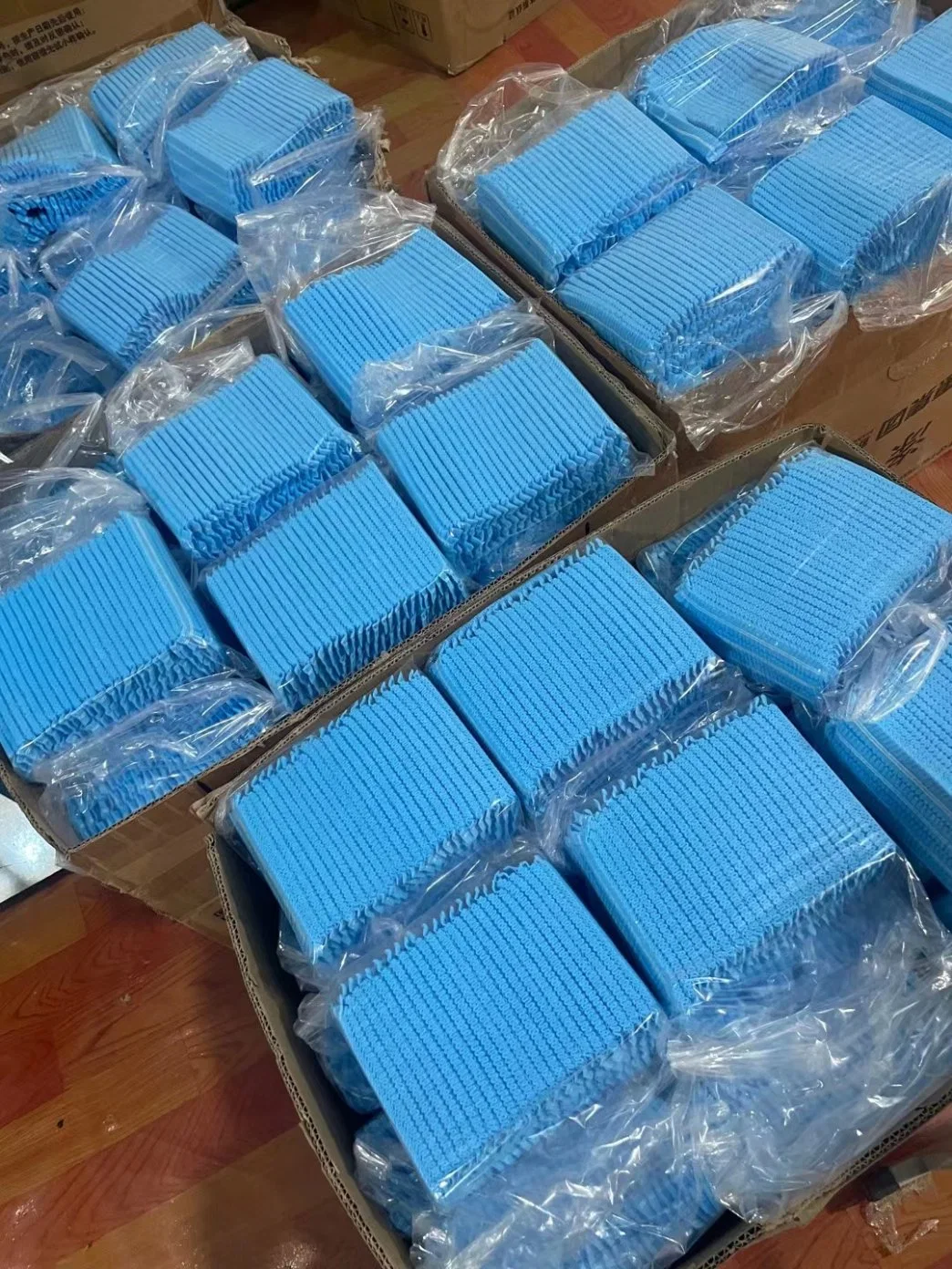 Disposable Blue Cap Hairnet Non Woven PP for Medical Hospital Lab Restaurant