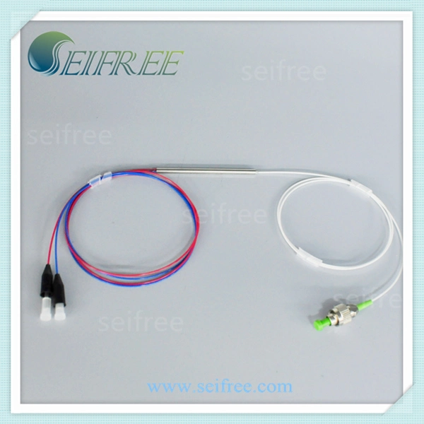 Single Mode Optical Fiber FBT Coupler, 1x2 Splitter (Metal Ferrule)