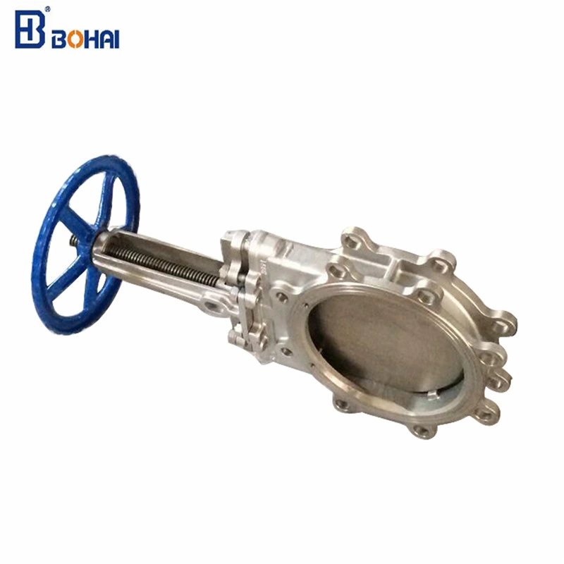 Wafer Knife Gate Valve Price About Cast Iron or Wcb Body Material and 304 Disc