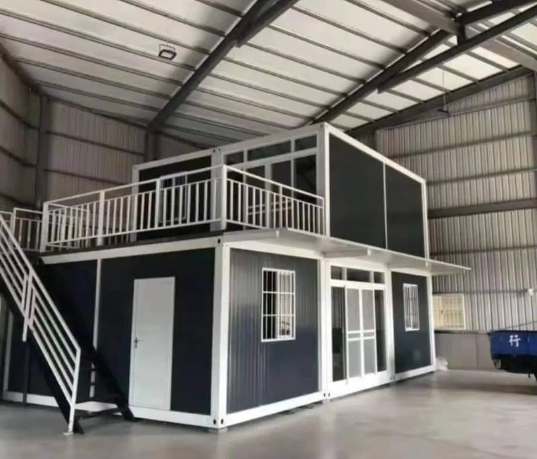 Temporary 2 Bedroom Modular Steel Villa Prefab Container Building