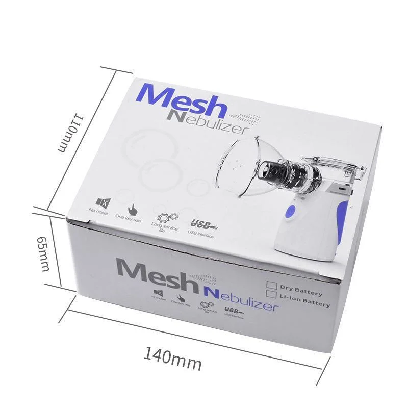 Portable Handheld Cough Drug Steam Compressor Inhale Medical Mesh Nebulizer for Kids