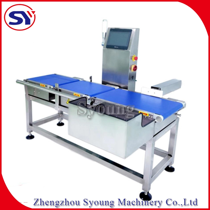 Food Grade Check Weigher Scale Conveyor Weighing System for Selecting Unqualified Products