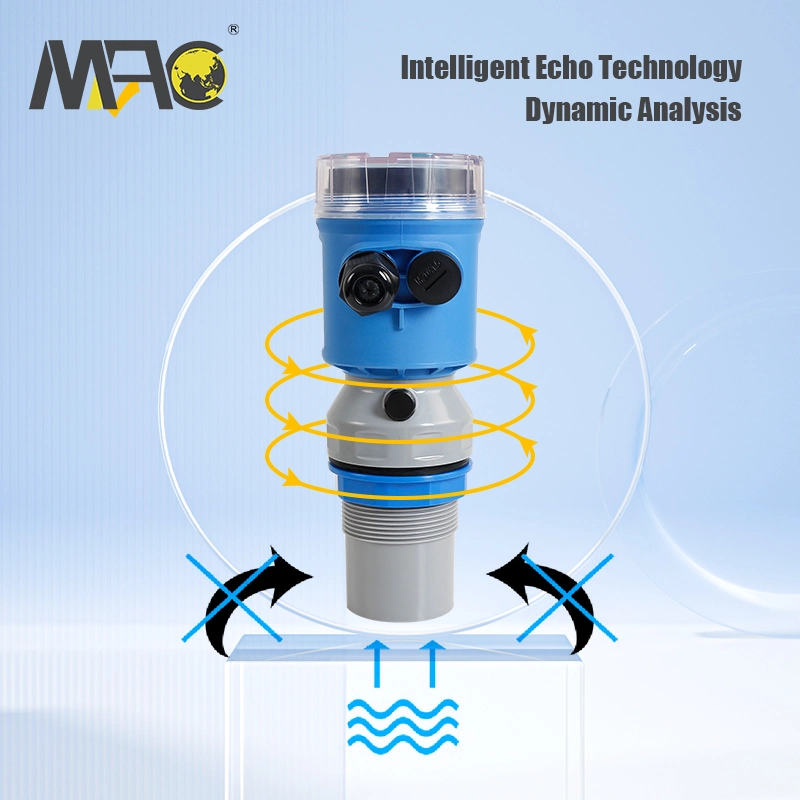 Macsensor Ultrasonic Water Tank Liquid Depth instrumentos de medición de nivel y. Sensor de nivel de agua