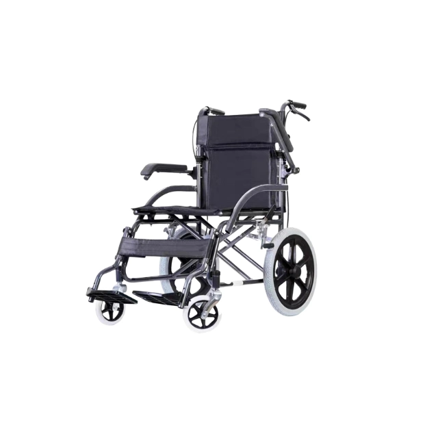 Hot Sale Foldable Lightweight Portable Wheelchair for Adult Elderly