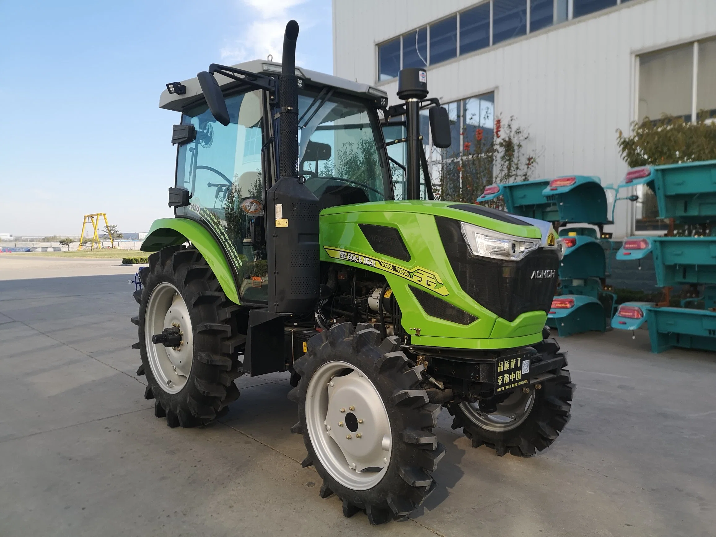 كبير 120-140HP CE Four 4 100HP Wheel Agriculture Farm 4X4 جرار رباعي الدفع