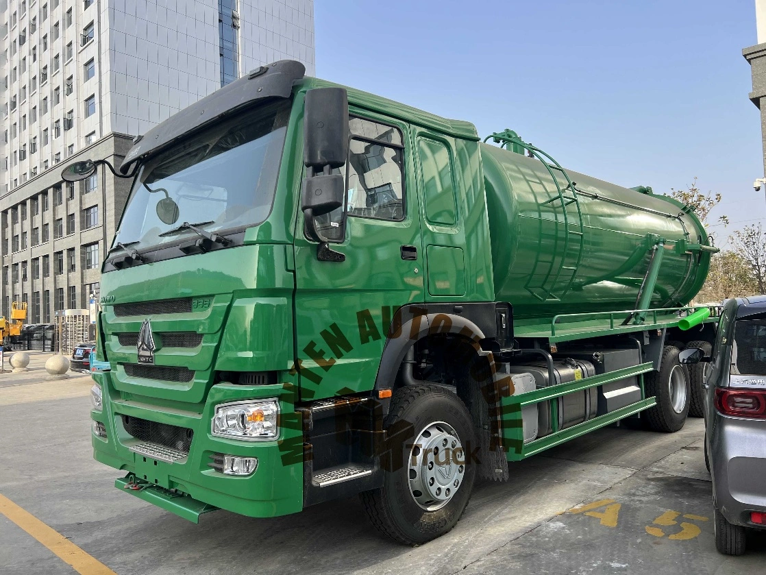 Sinotruk HOWO 6X4 20000 л удаления сточных вод погрузчика с помощью вакуумного насоса Моро погрузчика