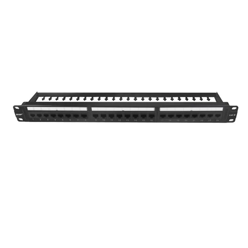 Patch panel 1u 19pulgadas no apantallado UTP Cat 6 24 Puertos A197-24P