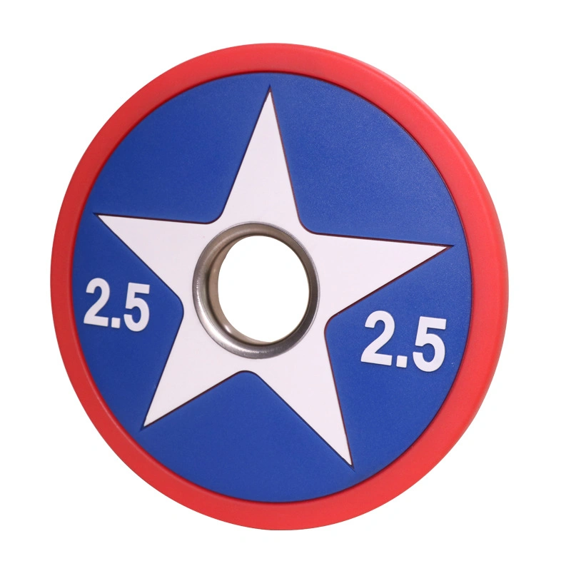 Fitness Weight Lifting PU Captain America Barbell