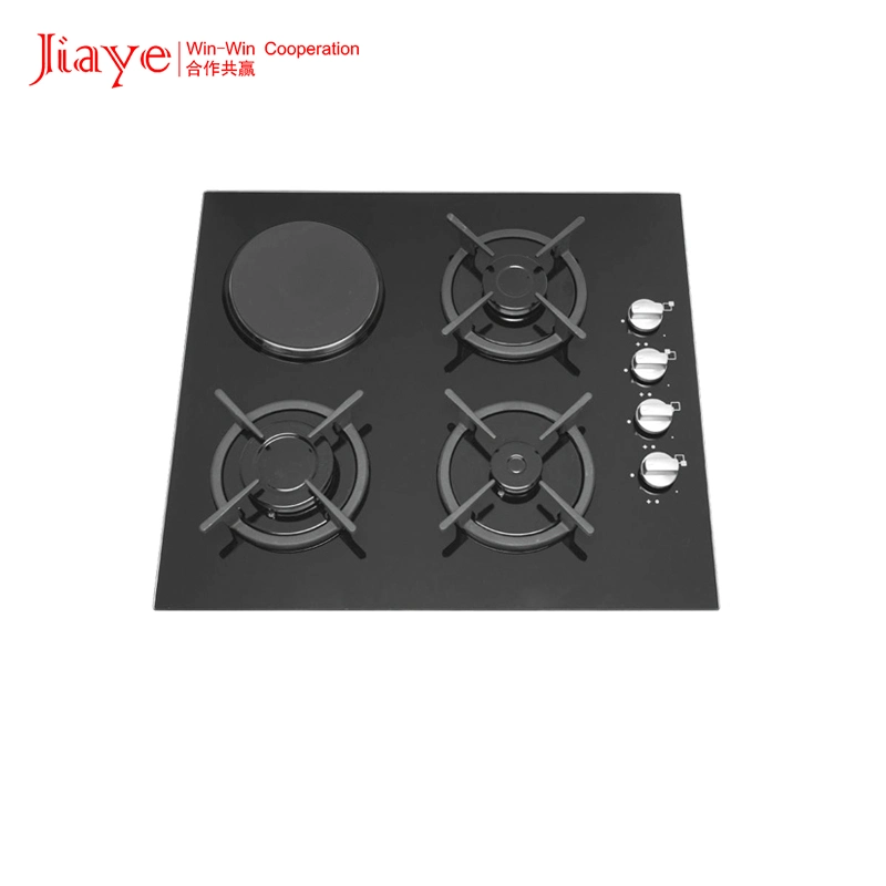 Nigeria Hot Sale 4 Burners Gas +Electricity Hob Home Kitchen Appliance