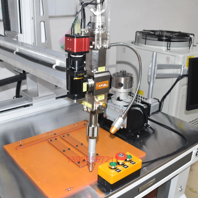 máquina de soldar a Laser de fibra do gantry para bateria de lítio prismática de barramentos de níquel de alumínio Soldador Laser Automática