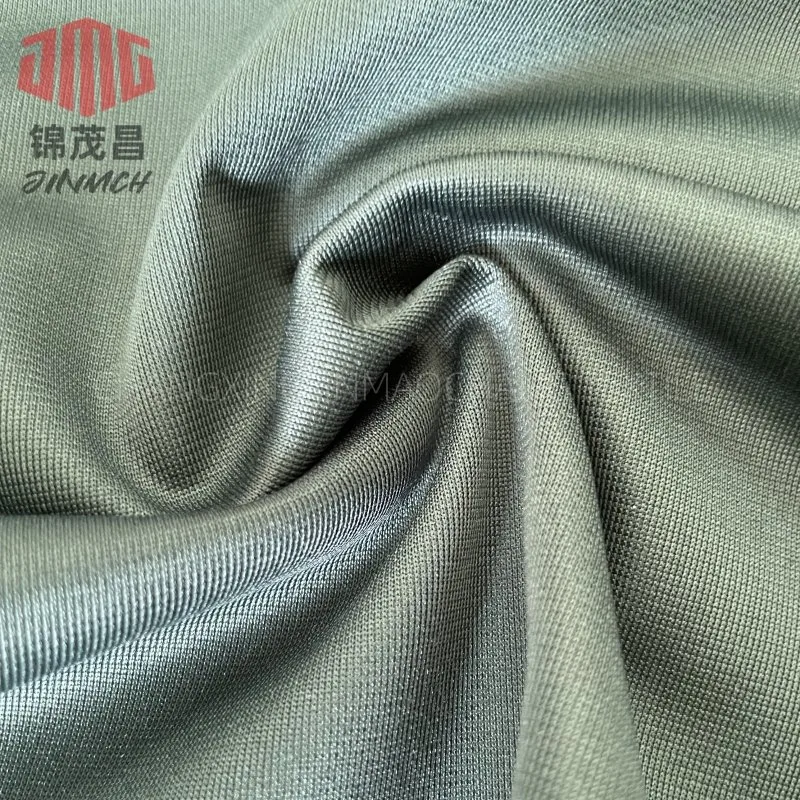 Factory Knitting Fabric 100% Polyester Super Poly Sportoc Tricot Brushed Fabric 75*100d 265GSM for Garment Tracksuit Pants